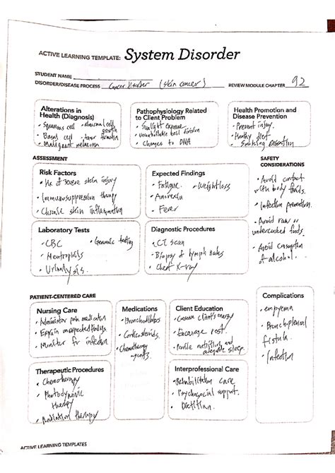 System Disorder Template Skin Cancer Active Learning Template