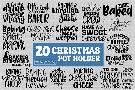 Christmas Pot Holder SVG Bundle SVG Graphic By Nirmal108roy Creative