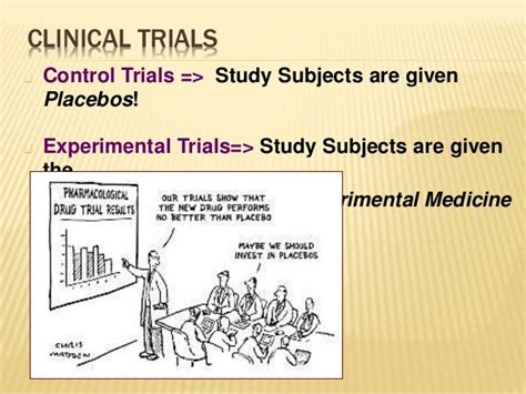 Clinical Trials Placebo Effect