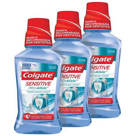 Kit C Enxaguante Bucal Colgate Sensitive Pro Al Vio Ml Shopee