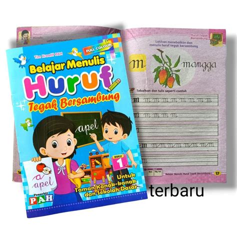 Jual Buku Anak Belajar Menulis Huruf Tegak Bersambung Untuk Anak Shopee Indonesia