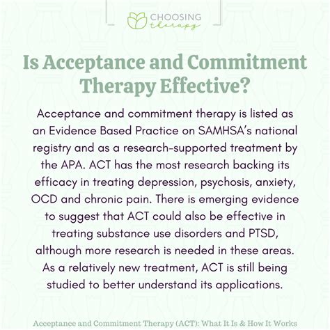 What Is Acceptance And Commitment Therapy