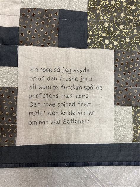 Juletr St Ppe Med Salmer Sykit Thy Patchwork