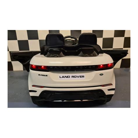 Coche El Ctrico Para Ni Os Range Rover Evoque Con Motores Blanco