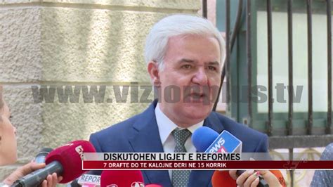 Diskutohen ligjet e reformës në drejtësi News Lajme Vizion Plus