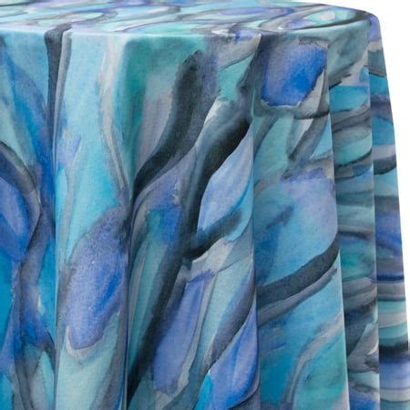 Ultimate Textile Ocean 84 Inch Round Tablecloth Walmart