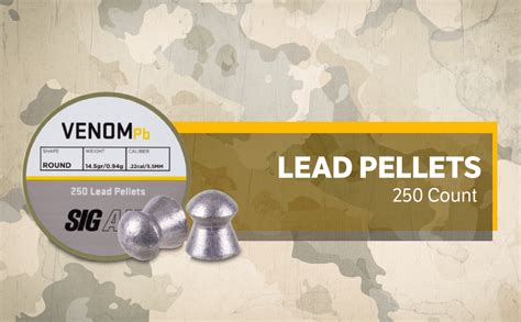 Amazon SIG Sauer Venom Pellets 22 Cal 14 5 Grains Round Nose