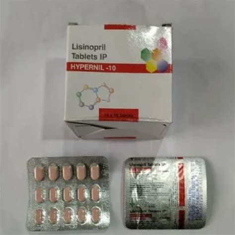 Lisinopril Tablets Mg At Rs Stripe Zestril In Amravati Id