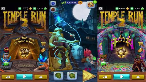 Temple Run Volcano Island Vs Spirit Run Temple Zombie Vs Temple