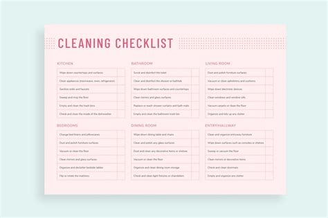 vector checklist template design