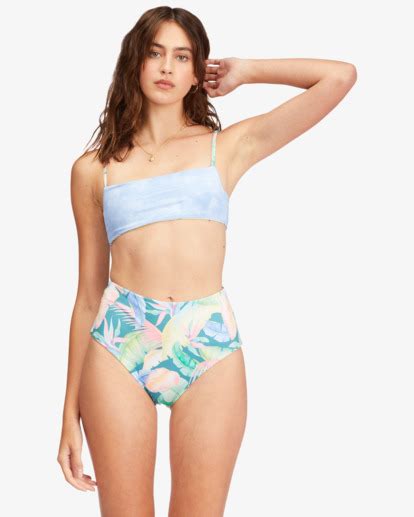 Rides And Tides Trop Hi Retro Reversible Bikini Bottoms For Women