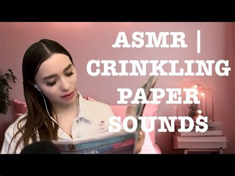 Asmr Crinkle Sounds Paper Sounds Pages Turning Sounds Tapping