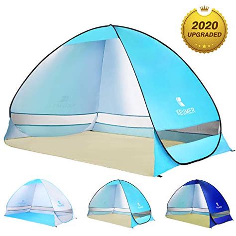 BATTOP Pop Up Beach Tent Sun Shelter Anti UV Beach Shelter for Outdoor ...