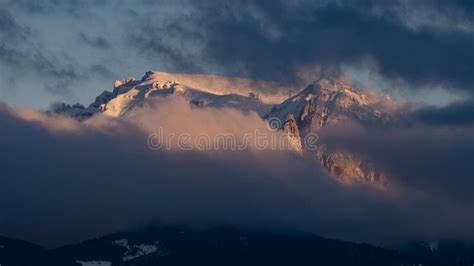 Winter in Romania, Carpathian Mountains in Transylvania Stock Image ...