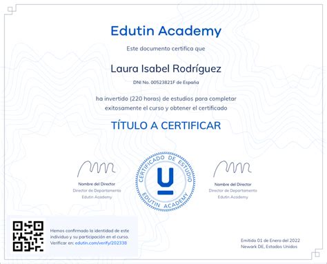 Certificado De Estudios