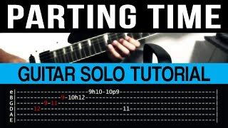 Parting Time - Rockstar Guitar Solo Tutorial (WITH TAB) Chords - ChordU