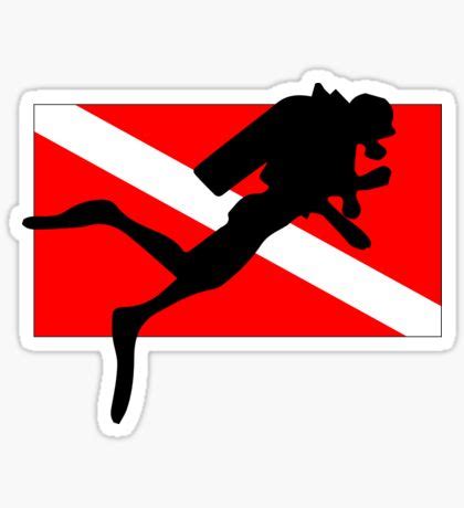 Dive Stickers | Redbubble Scuba Diving Gear, Scuba Diver, Diving Logo ...