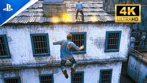 Uncharted A Thief S End Prison Escape Scene Max Settings K Fps Pc