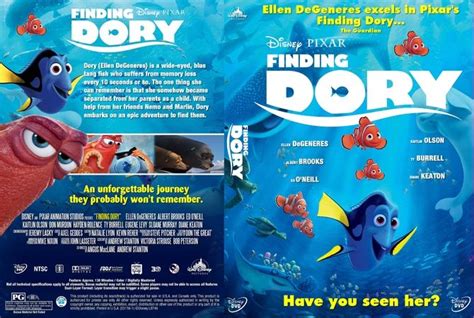 Finding Dory 2016 Dvd Custom Cover Dvd Cover Design Custom Dvd