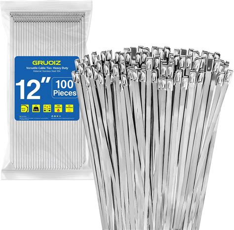 Amazon Kable Kontrol Metal Zip Ties 11 Inch 100 Pcs 200 Lbs