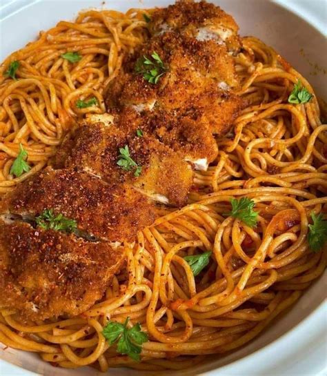 Spaghetti sauté aux poulet Cuisine de Chez Nous