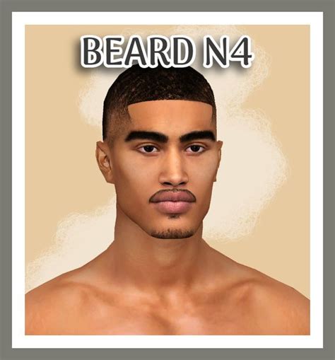 Braided Locs And Beard N4 Khadijah551 Sims Hair Men S Facial Hair Sims 4 Hair Male