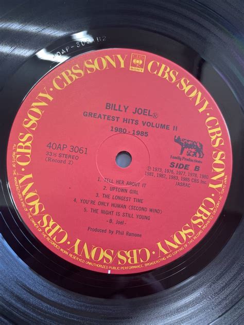 Yahooオークション 美盤 2lp 帯付き ビリー・ジョエル Billy Joel