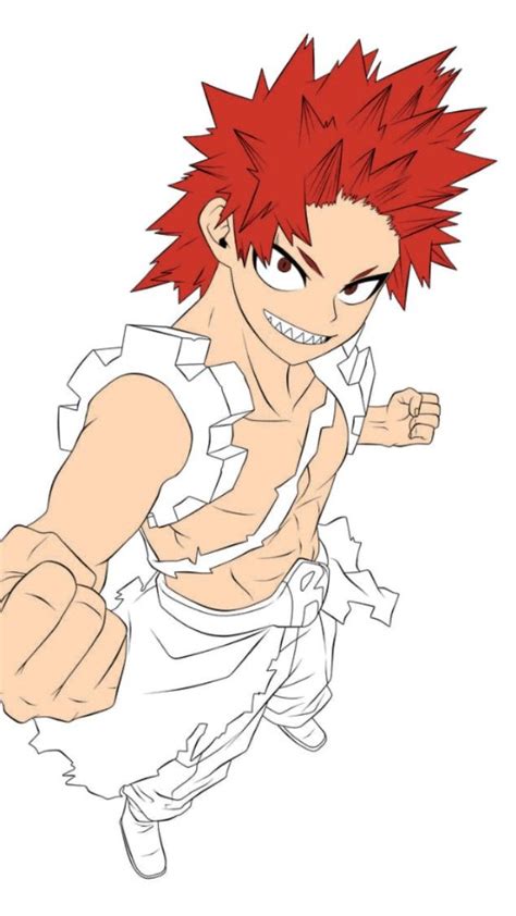 Kirishima Coloring I Did 😍 Manga Coloring Book Anime Character Drawing Anime