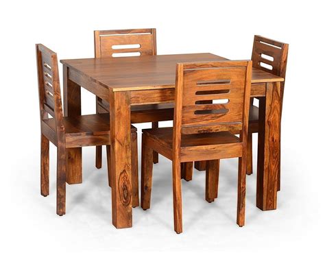 Porash Furniture Sheesham Wood Dining Table Seater Wooden Dinning