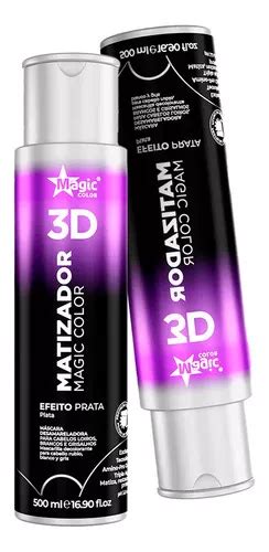 Kit 02 Magic Color Matizador Efeito Prata 500ml Mercadolivre