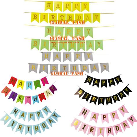 Jual Banner Hbd Segi Lima Bunting Flag Hbd Banner Flag Ultah