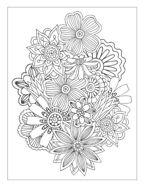 Abstract Flower Art Coloring Pages Coloring Pages