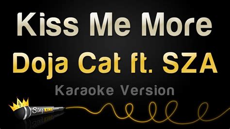 Doja Cat Ft SZA Kiss Me More Karaoke Version YouTube