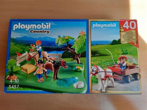 Playmobil 5457 Ponykoppel Und Ponywagen Acheter Sur Ricardo