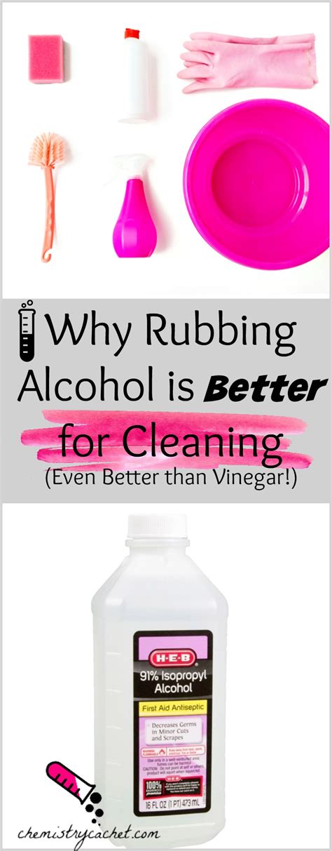 Why Rubbing Alcohol is Better for Cleaning (Even Better Than Vinegar)