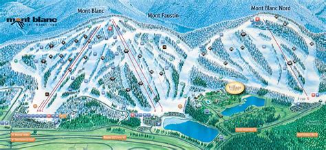 Trail map Mont Blanc