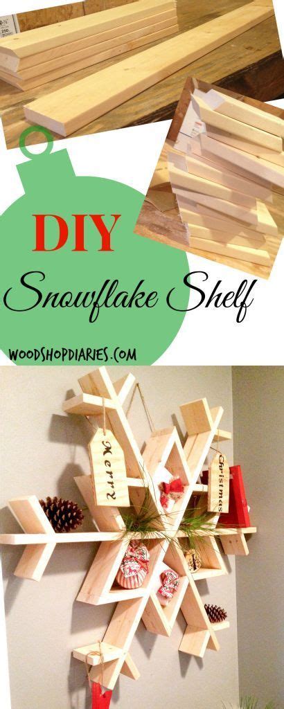 Diy Snowflake Shelf In 4 Easy Steps Easy Christmas Diy Artofit