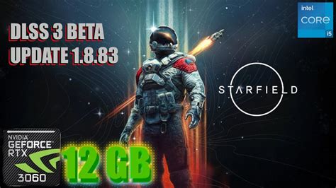 Starfield RTX 3060 Update 1 8 83 FPS TEST Test DLSS 3 In Starfield