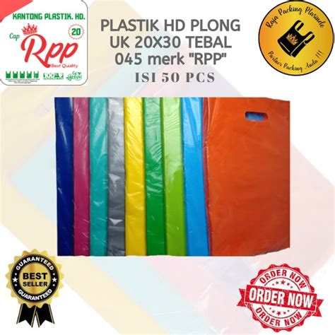 Jual Raja Packing Plastik Hd Plong Uk 20x30 Pond Oval Kresek Packing