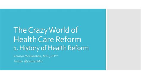 Video History Of Health Care Reform Youtube