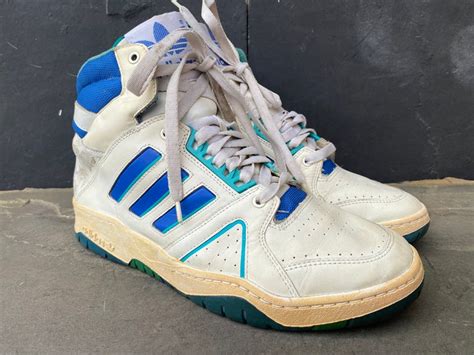 Vintage Adidas Mens Basketball Shoes Hi-tops Basketball 9.5 - Etsy