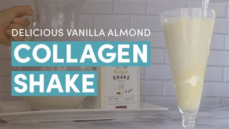 Slim Collagen Shake In Vanilla Almond By Dr Kellyann Youtube