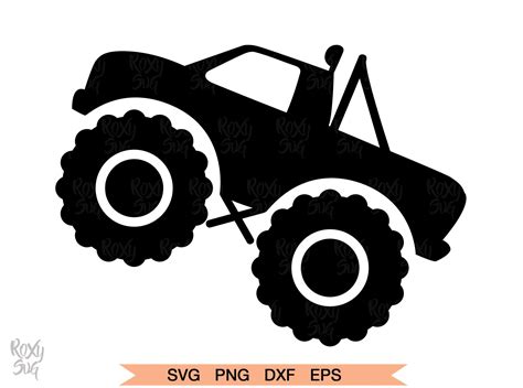 Truck Svg Monster Truck Svg Truck Clipart Monster Truck Svg Files By