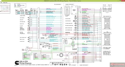 Cummins ISB 5 9L CM550 Wiring Diagram For Ecu 3942860 3944124 And 3990517