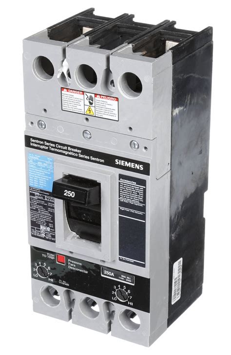 SIEMENS Molded Case Circuit Breaker 250 A Amps 22kA At 600V AC Fixed