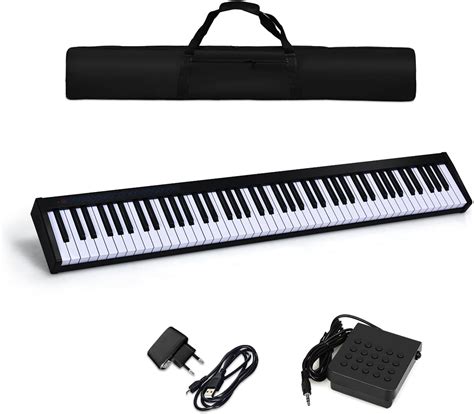 Costway Tastiera Musicale Tasti Pianoforte Digitale Portatile Con