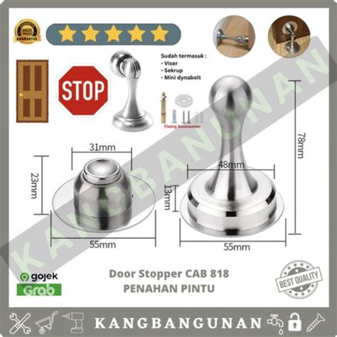 Jual Door Stopper Magnet Stainless CAB Penahan Pintu Magnet Stopper