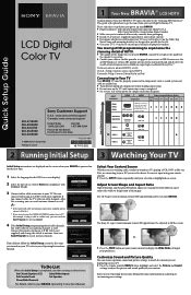 Sony KDL 32LL150 32 Class Bravia L Series Lcd Tv Manual