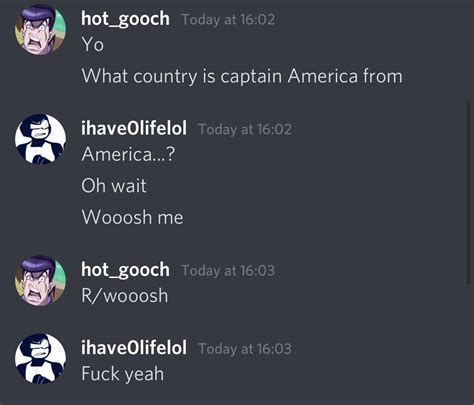 Funny Discord Moment R Woooosh