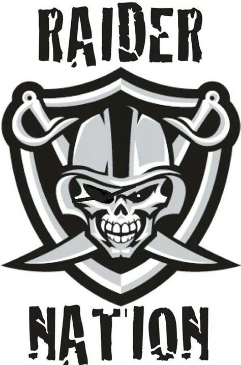 Raider Nation Raiders Logo Skull - img-Aba